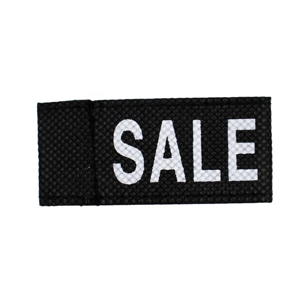 Sofort lieferbar 50x Kleidungsetiketten 3x6cm - SALE schwarz