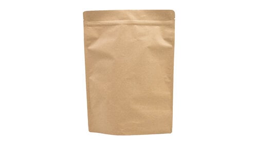 100x Standbodenbeutel Braun 25x34cm