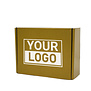 Postkartons bedrucken Gold 160x130x90mm