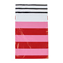 100x Versandtaschen Stripes Pink Small