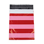 100x Versandtaschen Stripes Pink Medium