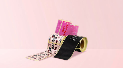 Verschlussaufkleber als Finishing Touch für Versandtaschen und Geschenkverpackungen