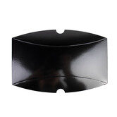 25x Kissenverpackung schwarz 110x230x40mm