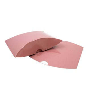 25x Kissenverpackung Altrosa 110x155x40mm