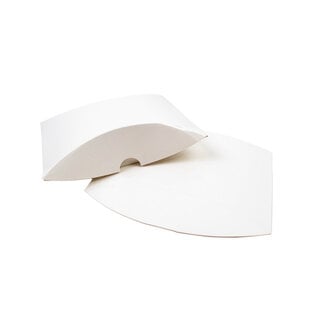 25x Kissenverpackung Weiß 110x155x40mm