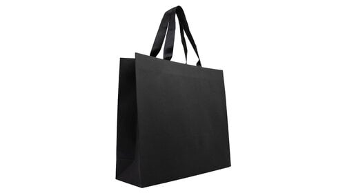 10x Geschenktüten Matt Schwarz A3