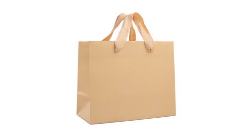 10x Geschenktüten Warm Sand A5