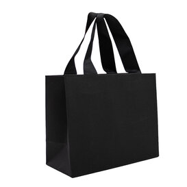10x Geschenktüten Matt Schwarz A5