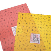 Fettabweisendes Papier bedrucken 15x26cm 1-farbig