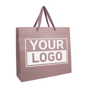 Geschenktasche bedrucken Dusty Rose A3
