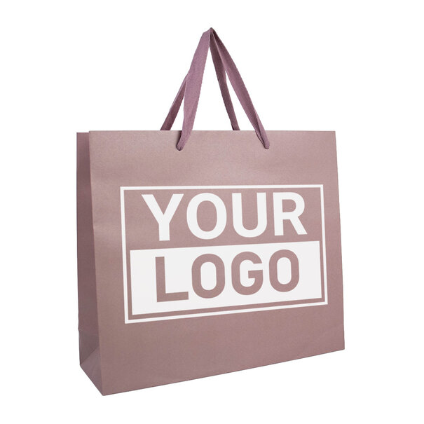 Lieferzeit ca.10 Werktage Geschenktasche bedrucken Dusty Rose A3