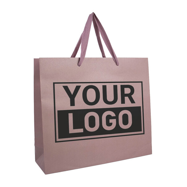 Lieferzeit ca.10 Werktage Geschenktasche bedrucken Dusty Rose A3