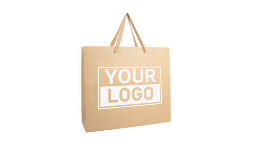 Geschenktasche bedrucken Warm Sand A3