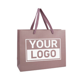 Geschenktasche bedrucken Dusty Rose A4