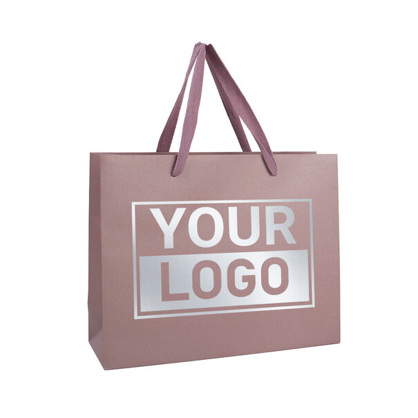 Lieferzeit ca.10 Werktage Geschenktasche bedrucken Dusty Rose A4