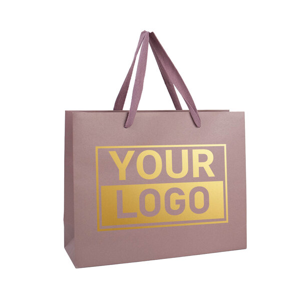 Lieferzeit ca.10 Werktage Geschenktasche bedrucken Dusty Rose A4