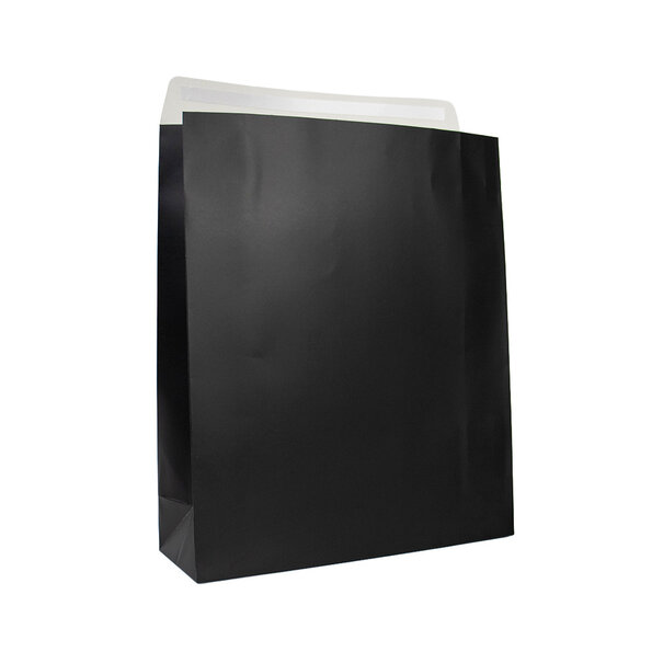 Sofort lieferbar 25x Geschenktüten Schwarz Matt Large