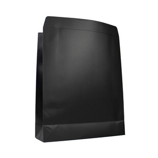 25x Geschenktüten Schwarz Matt Large