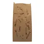 Kraftpapierbeutel bedrucken Braun 110x190x320mm