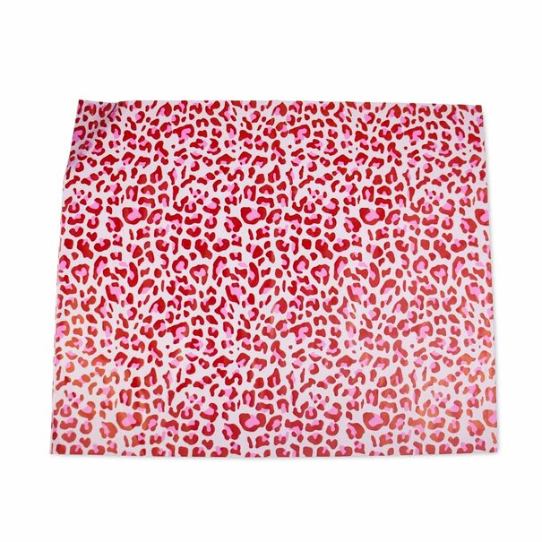 Sofort lieferbar 100x Versandtaschen Leopard Pink Large