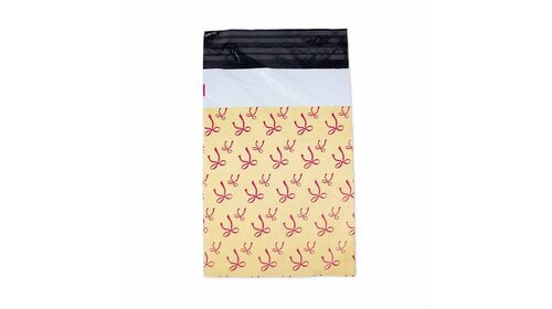 100x Versandtaschen Bows Yellow Small