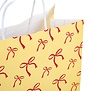 50x Papiertüten Bows Yellow A4