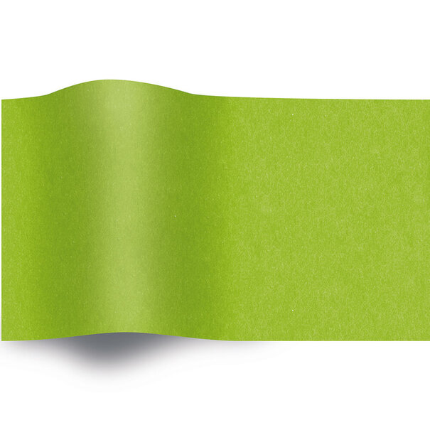 Levering uit voorraad Vloeipapier gekleurd 50x70cm lime groen