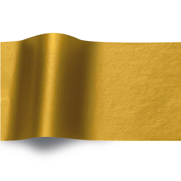 Levering uit voorraad 240 vel Vloeipapier 50x70cm goud