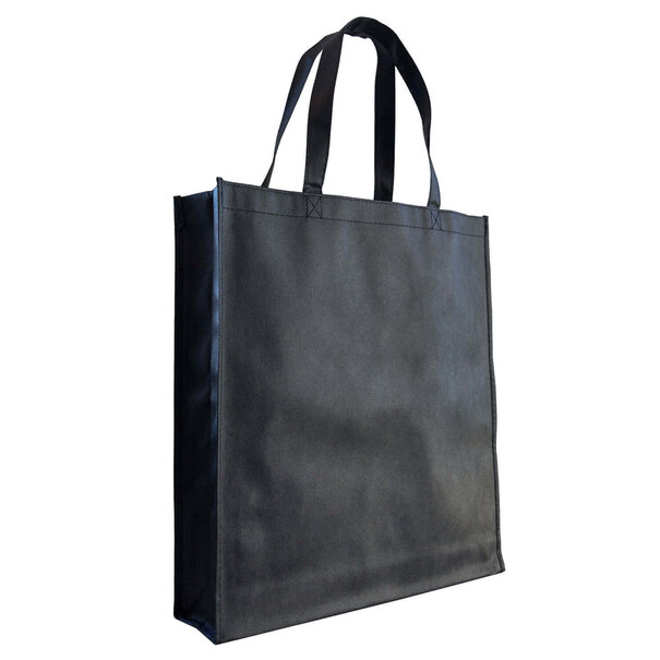 Levering uit voorraad 10x Shopper Zwart non woven 40x9x42cm