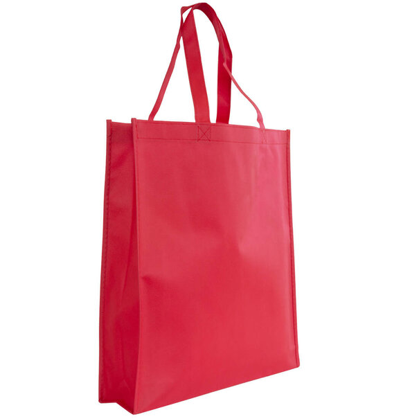 Levering uit voorraad 10x Shopper Rood non woven 40x9x42cm