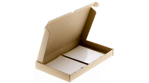 50x Brievenbusdoos bovenlader Bruin A5