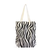 10x canvas shopper Zebra