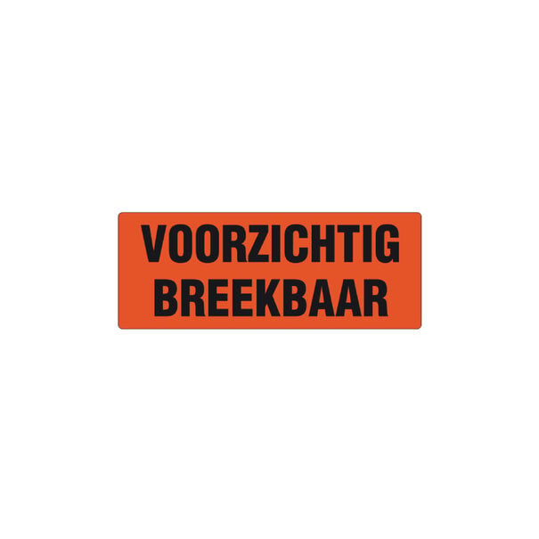 Levering uit voorraad 500x Etiket 'Voorzichtig/Breekbaar'