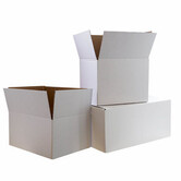 Kartonnen dozen wit 395x290x125mm