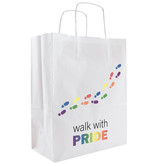 Papieren tasjes A4 'Walk with Pride'