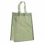 10x Shopper Groen non woven 24x10x30cm