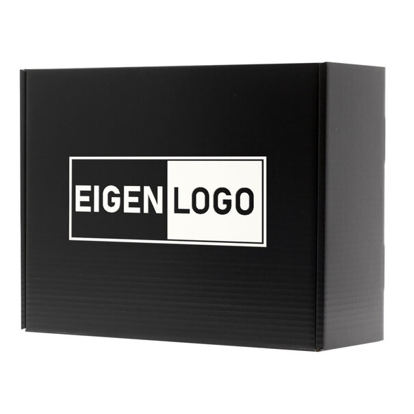 Levertijd ca.10 werkdagen Postdozen bedrukken Zwart 380x300x140mm