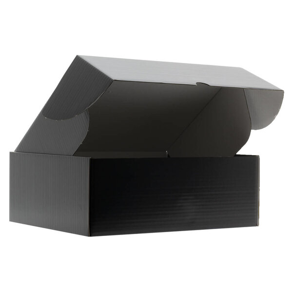 Levertijd ca.10 werkdagen Postdozen bedrukken Zwart 380x300x140mm