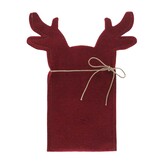 1x Cadeauzak Rendier 12x20cm