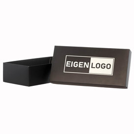 Geschenkdozen bedrukken Zwart 355x168x94mm