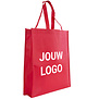 Shopper bedrukken Rood non woven 40x9x42cm - Spoed