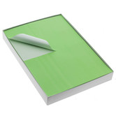 400x Etiket vellen Groen A5