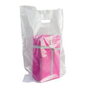 500x plastic tassen transparant 37x44+2x4cm