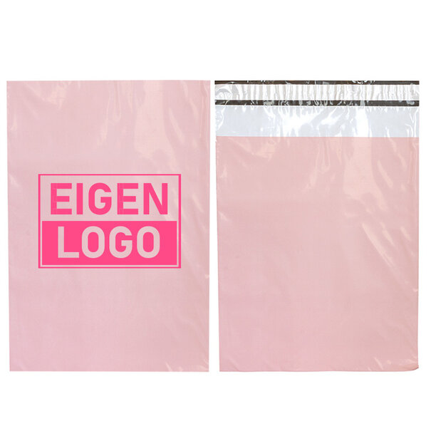 Levertijd ca.10 werkdagen Roze verzendzakken bedrukken met NEON Small