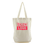 Katoenen tas bedrukken met NEON - 38x42+10cm Ecru