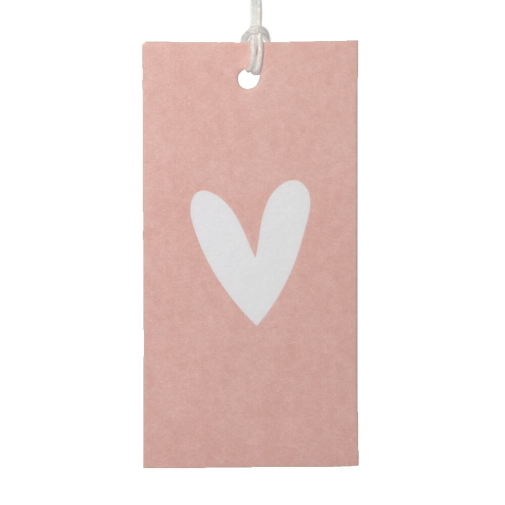 Cadeaulabels Roze ‘You make me smile’ bestellen? - Rotim Verpakkingen