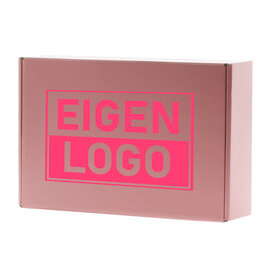 Postdozen bedrukken met NEON - Roze 280x190x75mm