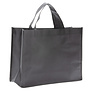 10x Shopper Grijs non woven 32x12x25cm