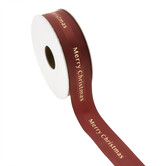 Lint Merry Christmas Rood 25mm x 20m