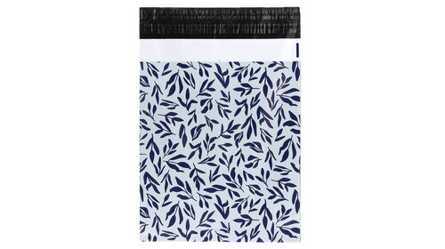 100x verzendzakken Leaves Medium Retoursluiting